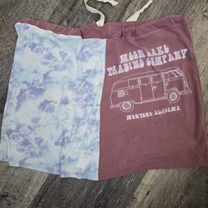 Upcycled woodstock and van theme.  Streetwear. One‎ of a Kind.  One Size